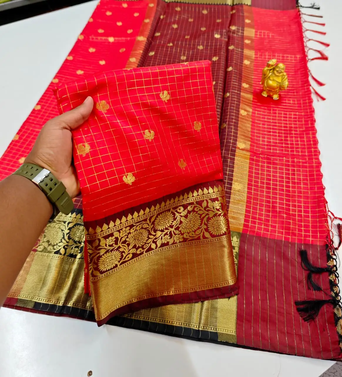 Party wear semi  kanchivaram katan soft silk Sarees